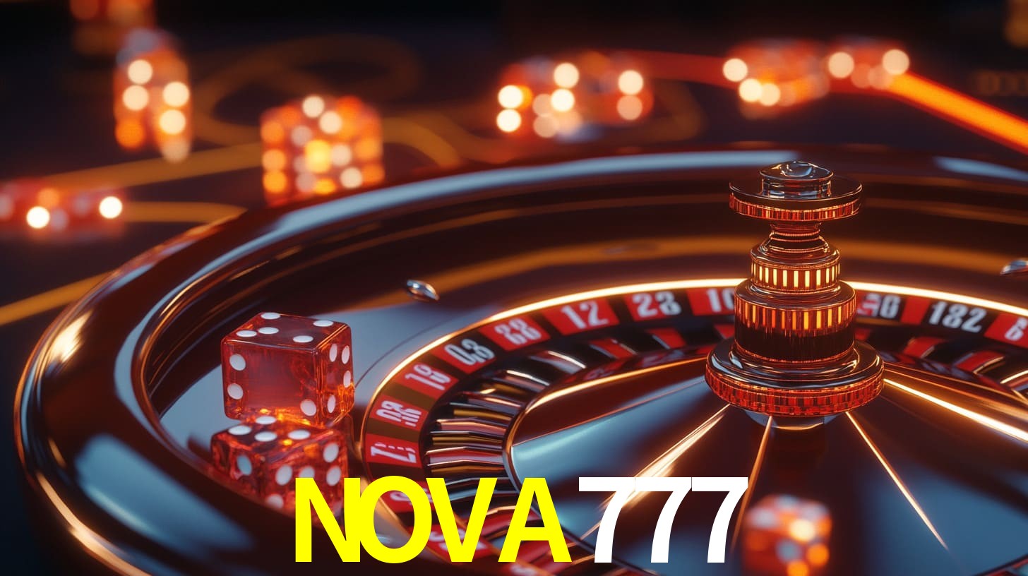 Interfaz de la app móvil NOVA777 en un smartphone moderno